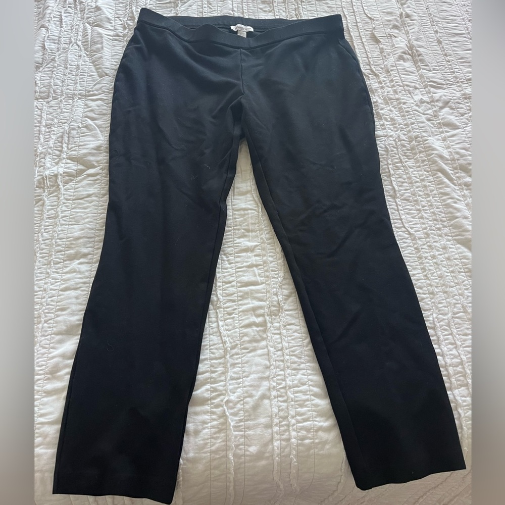 Coldwater Creek Ponte Knit Straight Leg Pants